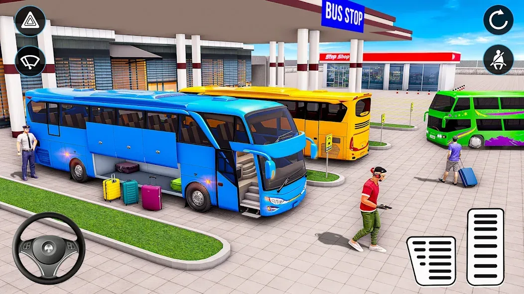 Real Bus Simulator: WW BusTour (Риал Бас Симулятор) [МОД Бесконечные монеты] Screenshot 5