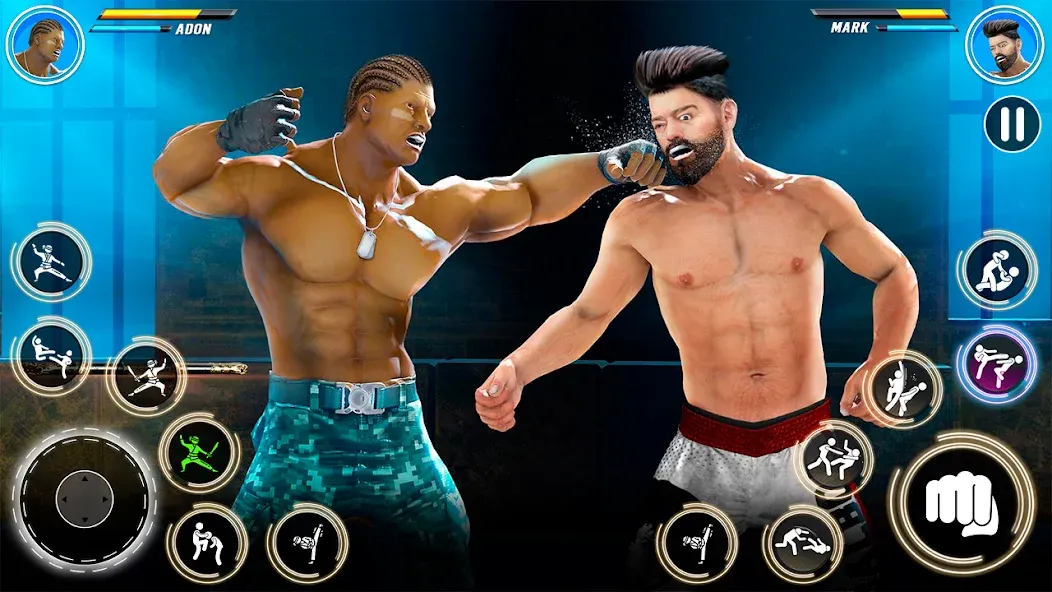 Kung Fu karate: Fighting Games [МОД Все открыто] Screenshot 2