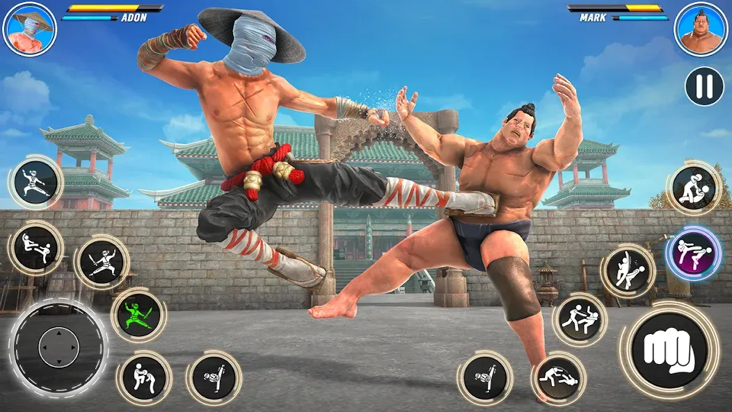 Kung Fu karate: Fighting Games [МОД Все открыто] Screenshot 4