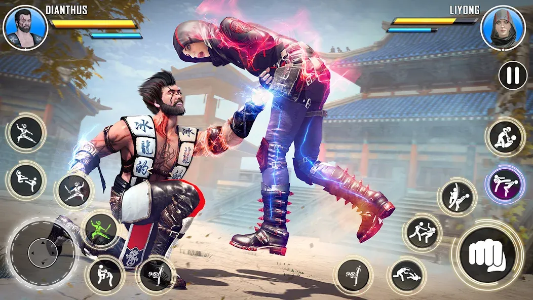 Kung Fu karate: Fighting Games [МОД Все открыто] Screenshot 5