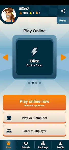 Chess Online - Duel friends! [МОД Бесконечные монеты] Screenshot 1