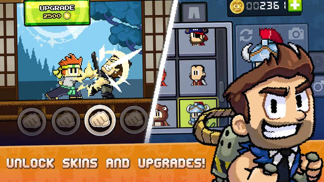 Dan the Man: Action Platformer (Дэн зе Мэн) [МОД Menu] Screenshot 5