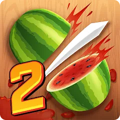 Скачать взломанную Fruit Ninja 2 Fun Action Games (Фрут Ниндзя 2)  [МОД Много денег]