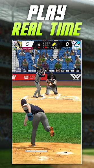 Baseball Play: Real-time PVP (Бейсбольная игра) [МОД Unlocked] Screenshot 1
