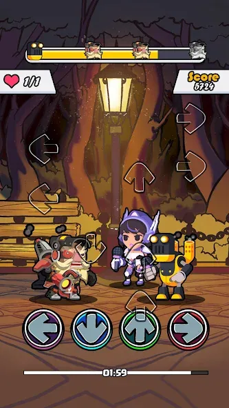 Beat Battle Full Mod Fight (Бит Батл) [МОД Бесконечные монеты] Screenshot 1