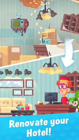 Merge Hotel: Family Story Game (Мердж Отель) [МОД Mega Pack] Screenshot 4