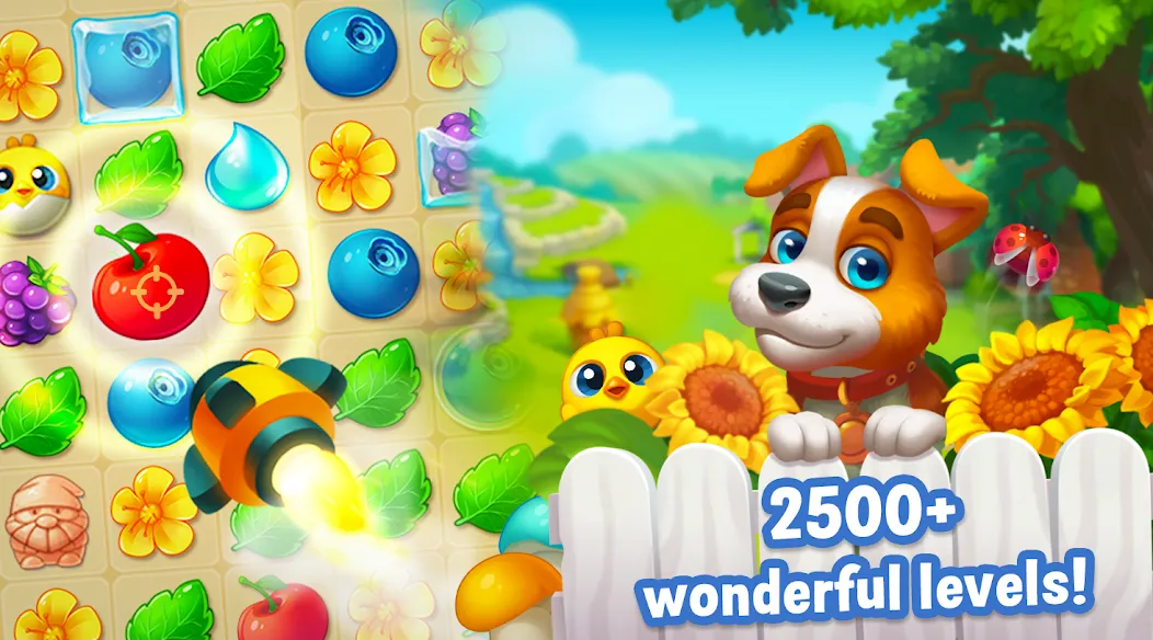 Ranch Adventures: Amazing Matc [МОД Бесконечные монеты] Screenshot 3