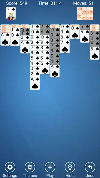 Spider Solitaire [МОД Бесконечные деньги] Screenshot 5