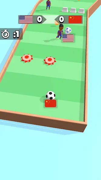 Soccer Dash (окер Даш) [МОД Много монет] Screenshot 2