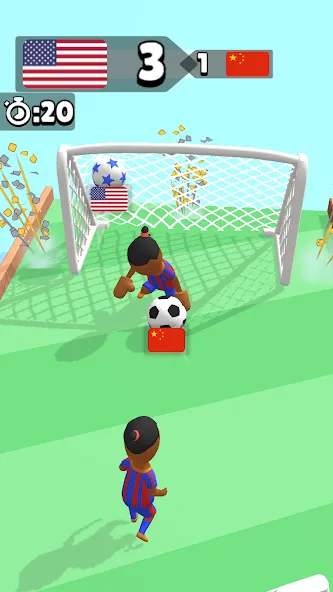 Soccer Dash (окер Даш) [МОД Много монет] Screenshot 3