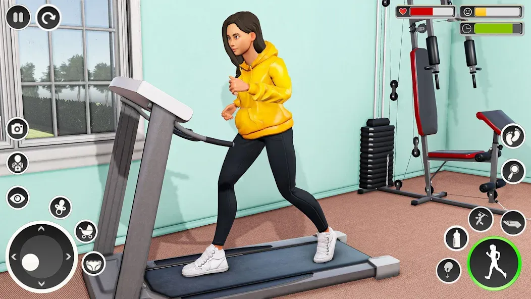Pregnant Mom Simulator Games [МОД Бесконечные монеты] Screenshot 3