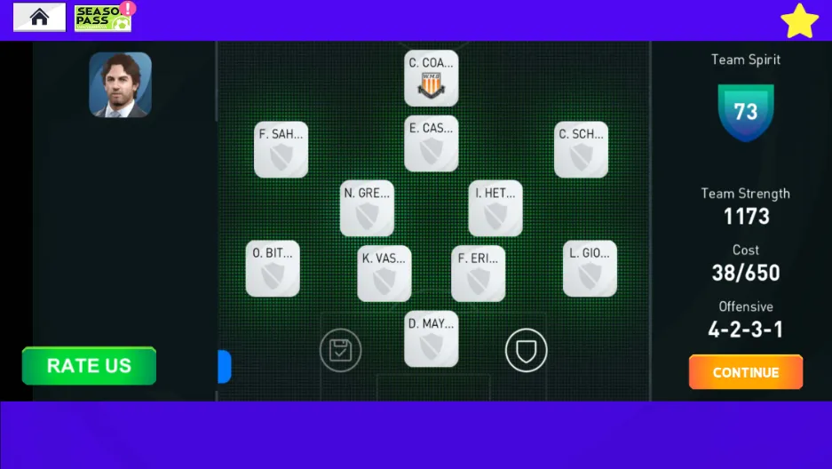 PESfOOTBALL MOBILE 2023 (ПЕСФУТБОЛ МОБИЛЬНАЯ 2023) [МОД Много монет] Screenshot 3