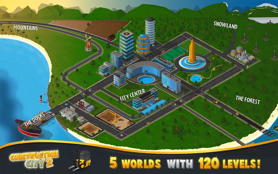Construction City 2 (Конструкцион Сити 2) [МОД Бесконечные деньги] Screenshot 3