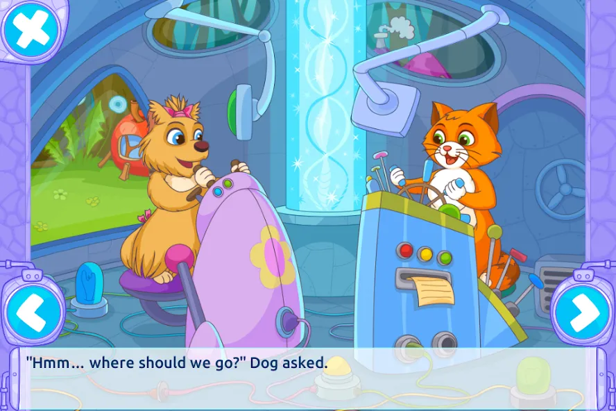 Cat & Dog Story Adventure Game [МОД Бесконечные монеты] Screenshot 1