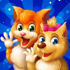 Скачать взлом Cat & Dog Story Adventure Game  [МОД Бесконечные монеты]