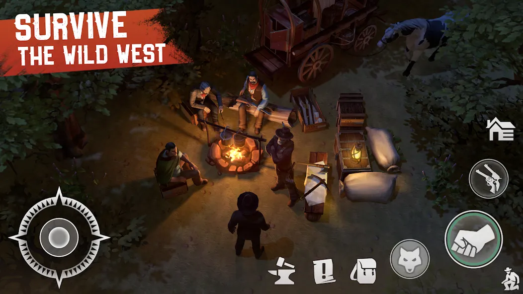 Westland Survival: Cowboy Game (Вестланд Сурвайвал) [МОД Много денег] Screenshot 3