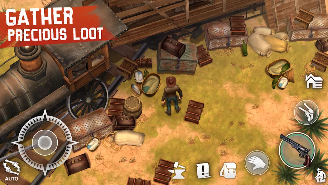 Westland Survival: Cowboy Game (Вестланд Сурвайвал) [МОД Много денег] Screenshot 4