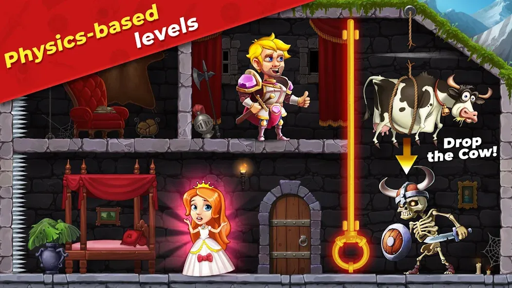 Mr. Knight: Pin Puzzles [МОД Много денег] Screenshot 5