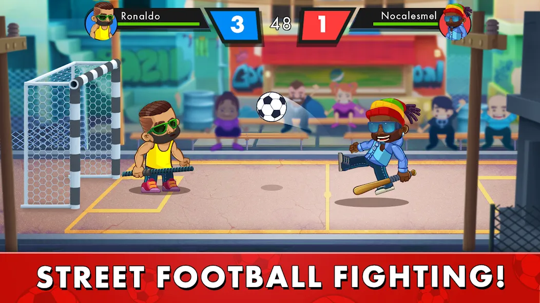 Street Soccer：Ultimate Fight [МОД Все открыто] Screenshot 1
