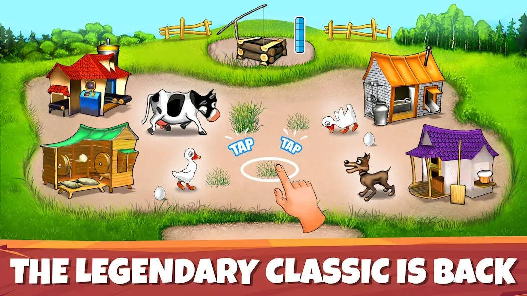Farm Frenzy：Legendary Classics [МОД Бесконечные монеты] Screenshot 1