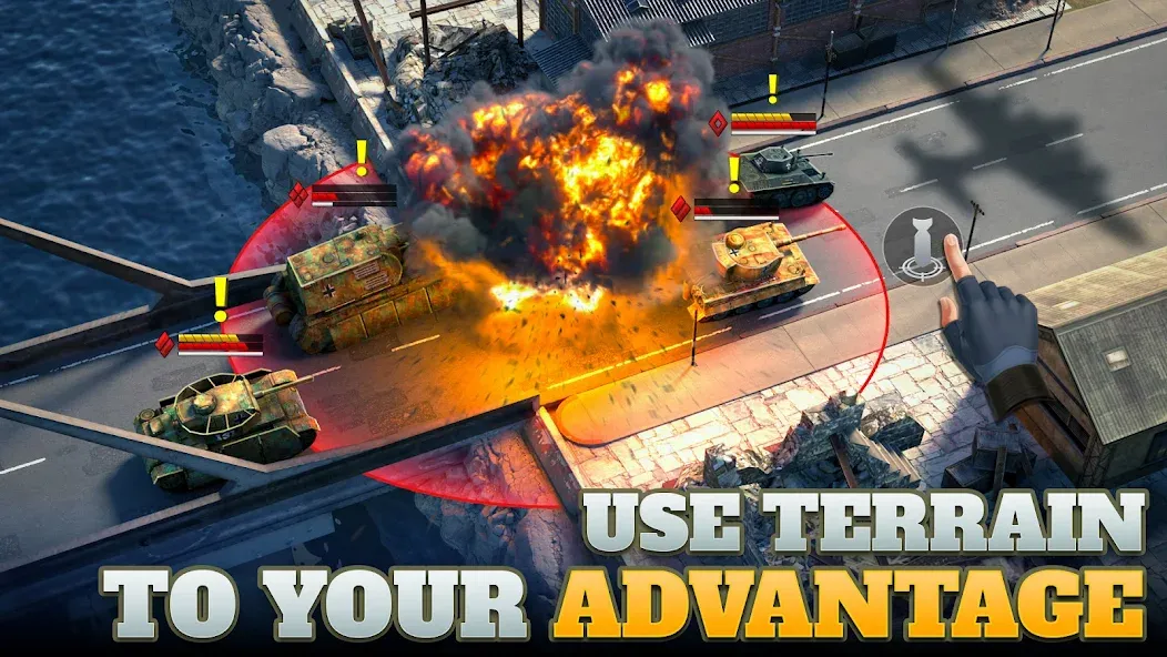 Tanks Charge: Online PvP Arena (Танковая атака) [МОД Unlocked] Screenshot 2
