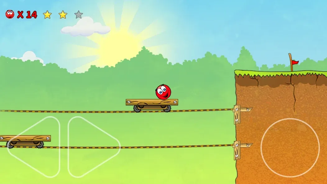 Red Ball 3: Jump for Love! Bou (Ред Болл 3) [МОД Все открыто] Screenshot 1