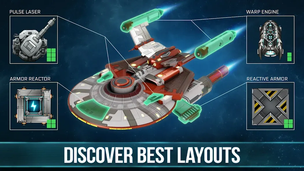 Space Arena: Construct & Fight (Спейс Арена) [МОД Бесконечные деньги] Screenshot 4