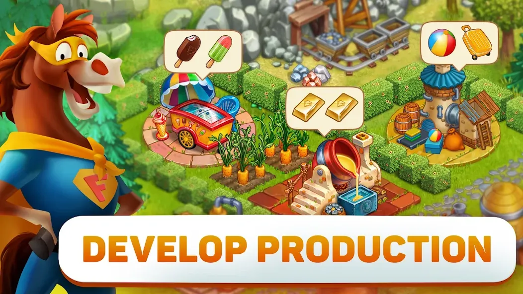 Superfarmers: Superhero Farm [МОД Все открыто] Screenshot 4