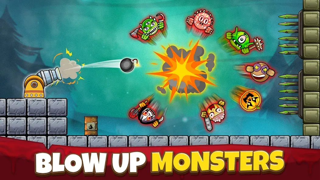 Crush the Monsters：Foul Puzzle [МОД Unlimited Money] Screenshot 1