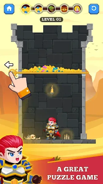 Hero Rescue (Герой Спасения) [МОД Бесконечные монеты] Screenshot 1