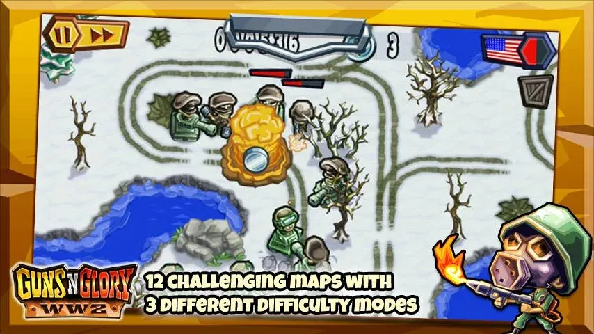 Guns'n'Glory WW2 [МОД Много монет] Screenshot 3