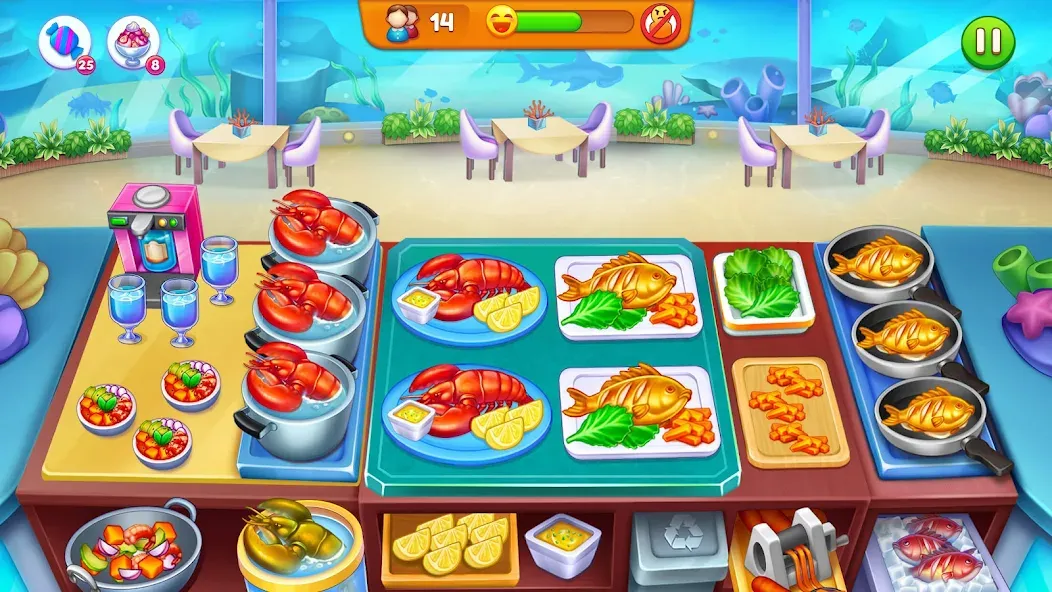 Cooking Restaurant Food Games [МОД Unlimited Money] Screenshot 4
