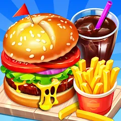 Взломанная Cooking Restaurant Food Games  [МОД Unlimited Money]