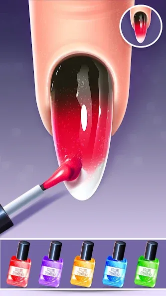 Nail Salon Fashion Makeup Game [МОД Unlimited Money] Screenshot 3