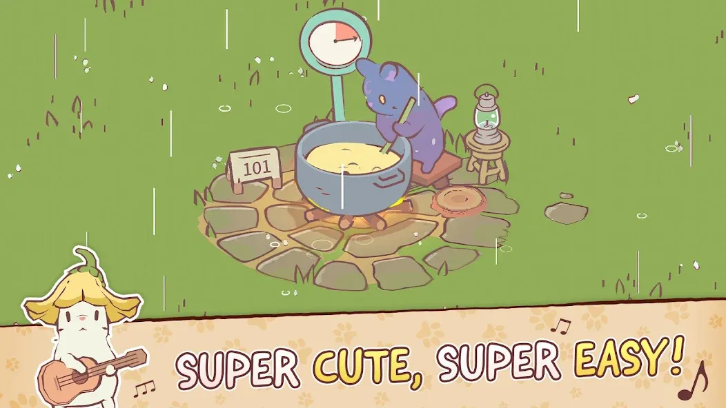 Cats & Soup - Cute Cat Game [МОД Бесконечные деньги] Screenshot 1