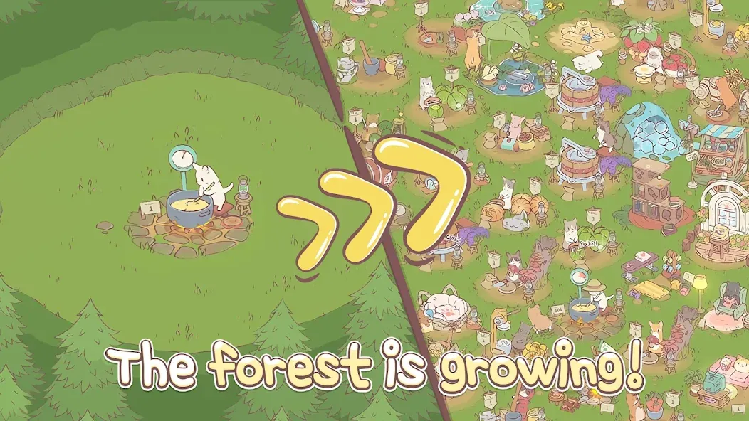 Cats & Soup - Cute Cat Game [МОД Бесконечные деньги] Screenshot 5