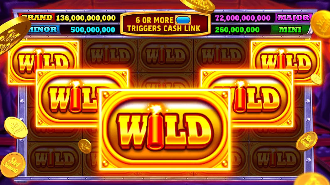 Slotsmash™ - Casino Slots Game (Слотсмэш) [МОД Бесконечные монеты] Screenshot 3