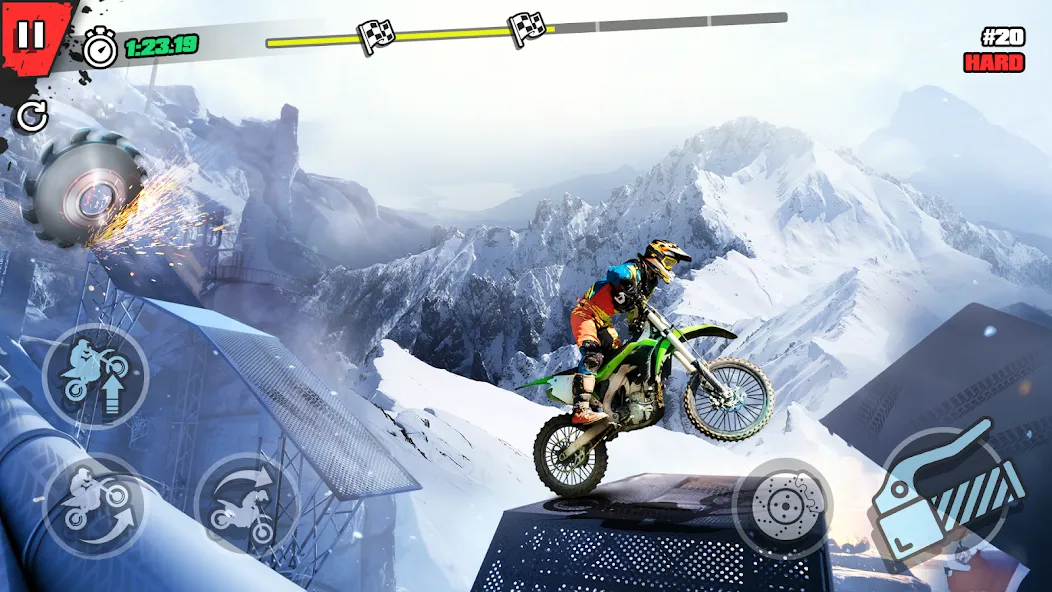 Trial Mania: Dirt Bike Games (Трайал Мания) [МОД Бесконечные монеты] Screenshot 3