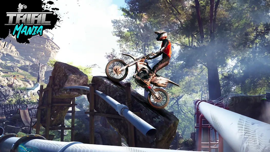 Trial Mania: Dirt Bike Games (Трайал Мания) [МОД Бесконечные монеты] Screenshot 5