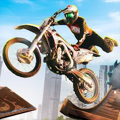 Взломанная Trial Mania: Dirt Bike Games (Трайал Мания)  [МОД Бесконечные монеты]