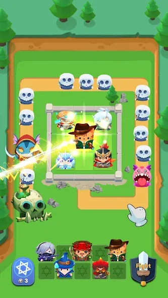 Cube Defender: Casual TD (Кьюб Дефендер) [МОД Unlocked] Screenshot 1