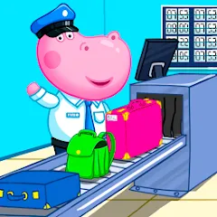 Взлом Hippo: Airport Profession Game  [МОД Unlimited Money]