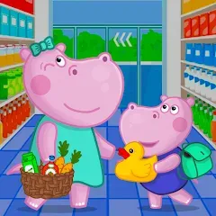 Взломанная Kids Supermarket: Shopping  [МОД Mega Pack]