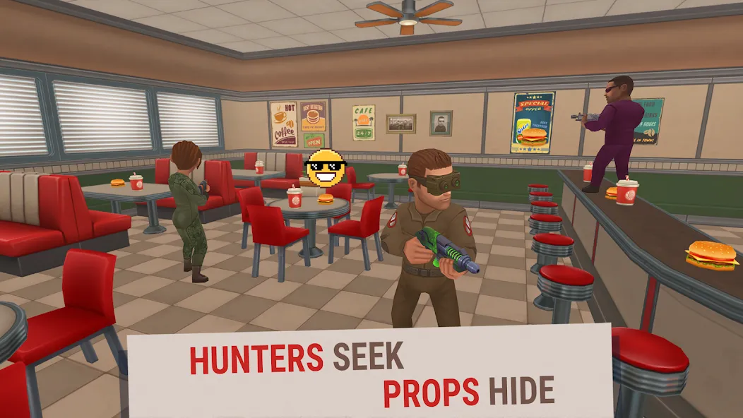 Hide Online - Hunters vs Props (Хайд Онлайн) [МОД Бесконечные монеты] Screenshot 2