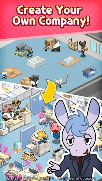 Aggretsuko : Match 3 Puzzle (Аггретсуко) [МОД Mega Pack] Screenshot 3