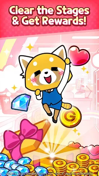 Aggretsuko : Match 3 Puzzle (Аггретсуко) [МОД Mega Pack] Screenshot 5