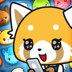 Скачать взломанную Aggretsuko : Match 3 Puzzle (Аггретсуко)  [МОД Mega Pack]