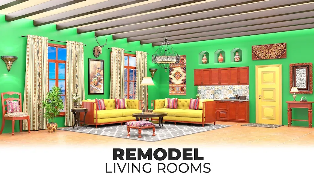 My Home Makeover: House Design [МОД Unlimited Money] Screenshot 3