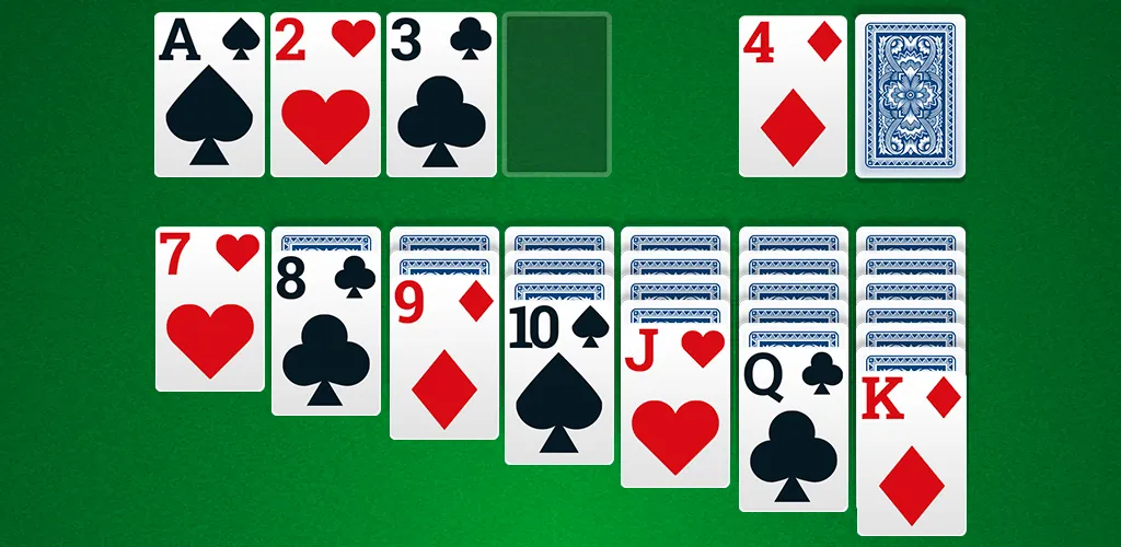 Classic Solitaire - Klondike (Солитер Клондайк Классик) [МОД Много монет] Screenshot 1