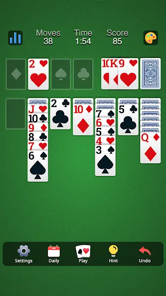 Classic Solitaire - Klondike (Солитер Клондайк Классик) [МОД Много монет] Screenshot 2